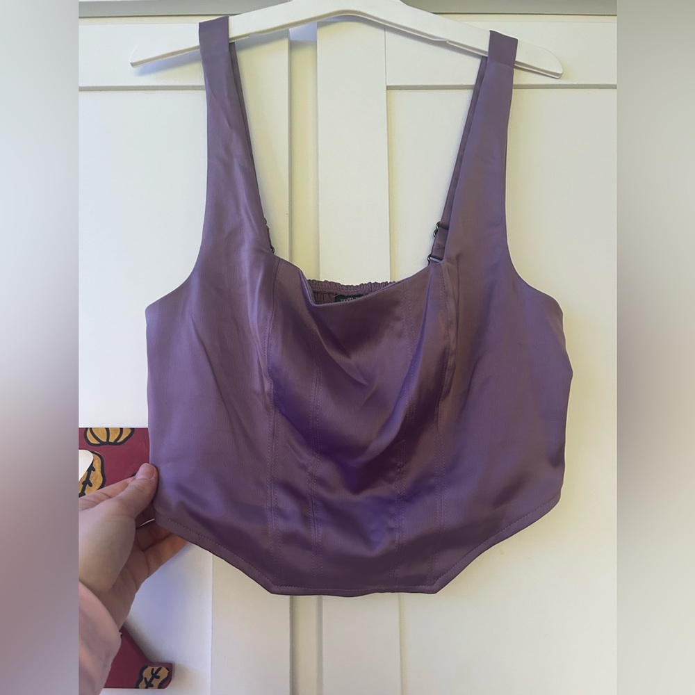 Purple Wild Fable Corset Top